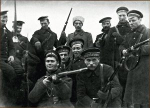 Участники штурма Зимнего дворца. 26 октября 1917 г.